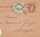 490 - Intero Postale Da 2 Kr.  (parte) Del 1878 Da Trieste Per Firenze Con Aggiunta Di 3 Kr. Verde - Incoming Mail - - Entiers Postaux