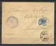 Estland Estonia 1919 Cover O Võru Michel 10 As Single + Eesti Asutava Kogu Valimiste Komitee Cancel - Estonie