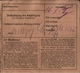 ! 1934 Nachnahme Paketkarte Deutsches Reich, Ronneburg In Thüringen Nach Jena, Zurück + Nachgebühr Stempel - Storia Postale