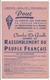 POUR ... AVEC CHARLES DE GAULLE ADHEREZ AU RASSEMBLEMENT DU PEUPLE FRANCAIS LISTE DES PERMANENCES GROUPE LOCAL DE LOMME - Documents Historiques