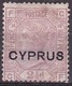 CYPRUS 1880 Stamps Of UK Ith Overprint CYPRUS 2½ D Rose Lilac Vl. 3 Plate 14 MH - Cyprus (...-1960)