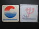 LOT 2 AUTOCOLLANTS VACANCES (M1911) CLUB MEDITERRANEE (2 Vues) Club Med Trident - Autres & Non Classés