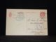 Norway 1915 Bergen 10ö Red Censored Stationery Card To Finland__(L-33254) - Postal Stationery