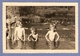 PHOTO 11,5 X 17,5 Cm 1952 - BAIGNADE PETIT GARCON Et PETITE FILLE TORSE NU - Persone Anonimi