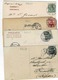 TP N° 68 Et 69 Du Reich Sur 4 Cartes Postales De Metz - Sonstige & Ohne Zuordnung