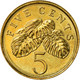 Monnaie, Singapour, 5 Cents, 2009, Singapore Mint, TTB, Aluminum-Bronze, KM:99 - Singapour