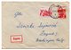 Letter - Postmark Osijek, 23.4.1963 / Zagreb, 24.4.1963. / Beograd, 23.4.1963., Yugoslavia, Expres Mail - Autres & Non Classés