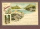 SUISSE - GRUSS AUS IMMENSEE - HOTEL DU RIGI - 1899 - 2 SCANS - Sonstige & Ohne Zuordnung