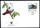 07909) Mikronesien - 1990 WWF 093 - Mi 174 / 177 - 4 FDC - Vögel Mikronesiens - Mikronesien