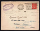 FRANCE: Entier Postal De50c Semeuse Lignée Rouge. Obl. Paris En 1932 + 1 RARE Cachet Des Cables............. - Enveloppes Repiquages (avant 1995)