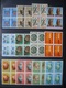Delcampe - LUXEMBURG 7 SCANS MNH** BLOCS OF 4 - Collections