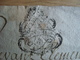 MANUSCRIT 1786 CACHET A DEFINIR - Manuscrits