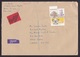 Ireland: Expresse Airmail Cover To Canada, 1990, 3 Stamps, Heritage, Rare Label Express Fee Paid (minor Damage) - Brieven En Documenten