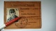 WWII AUSWEIS GERMANY ID CARD DOCUMENT NOT ORIGINAL Konzentrationslager KZ CONCENTRATION CAMP LAGER - Documents