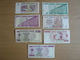 LOT DE 7 BILLETS RESERVE BANK OF ZIMBABWE SPECIAL AGRO-CHEQUE - Zimbabwe