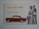 Automobile - Belle Plaquette Publicitaire (originale) Pour La Nouvelle VEDETTE,construite Par Ford à Poissy, - Automobilismo
