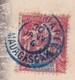1904 - CP De Diego Suarez, Madagascar Vers Andevoranto Via Tamatave  - Affrt  Local 10 C Type Groupe - Covers & Documents