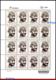 Ref. BR-V2018-072F BRAZIL 2018 FAMOUS PEOPLE, 150 YEARS OF MAHATMA, GANDHI BIRTH, SHEET MNH 16V - Ungebraucht