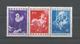 Belgium 1949 Jacob Jordaens Strip OCB 792/794 ** - Unused Stamps