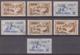 Saint-Pierre Et Miquelon - Used 1941 FRANCE LIBRE F.N.F.L. Surcharges - Set Of 7 - Scott (2008) $177.75 - Scarce Used! - Oblitérés