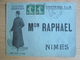 ENVELOPPE Mon RAPHAEL TAILLEUR CHEMISIER UNIFORME P.L.M NIMES - 1877-1920: Période Semi Moderne