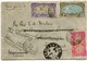 !!! PRIX FIXE : COTE FRANCAISE DES SOMALIS, LETTRE DU 21/12/10 POUR L'ECOSSE (EDIMBOURG) RÉEXPÉDIÉE À HAMILTON - Storia Postale