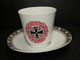 SUPERBE TASSE AVEC SOUCOUPE PATRIOTIQUE ALLEMANDE GUERRE 1914/1918 !!! - 1914-18