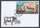 FDC ANIMALES DE CORRAL. CUBA. SERIE COMPLETA + HF - FDC