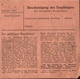 ! 1942 Wertpaketkarte Deutsches Reich, Allenstein, Reichsbank Nach Leipzig - Briefe U. Dokumente