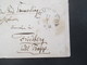 Thurn Und Taxis Beleg Von Darmstadt Nach Friedberg Mit Ak Stempel Hotel Trapp Und Teil Bar Taxe Rötel 3 Kreuzer - Cartas & Documentos