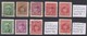 CANADA 1942 - 1948 COIL AND BOOKLET STAMPS SG 389/393, 396, 397, 398, 398a FINE USED Cat £46+ - Markenrollen