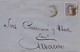 Año 1870 Edifil 107 50m Sellos Efigie Carta    Matasellos Rombo Hellin Albacete - Brieven En Documenten