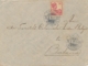 Nederlands Indië - 1918 - 10 Cent Wilhelmina Op Cover Van LB SIAK SRI INDRAPOERA Via Postagent Singapore Naar Batavia - Niederländisch-Indien