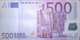 500 EURO ALEMANIA(X) Low Nummer, R014A1  First Position, Año 2002, Segunda Firma TRICHET - 500 Euro