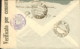 1942- Busta Per Via Aerea Con Annullo Di Posta Militare N. 550 Del 17 Settembre,fascetta Di Censura E Bolli Prelevata E - Storia Postale