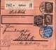 ! 1934 Paketkarte Deutsches Reich, Delitzsch Nach Mölbitz Bei Eilenburg - Storia Postale