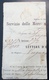 „FIRENZE 1866“ Segnatasse 1863 10c Arancio Sa. 1b SPL Lettera (Toscana Regno D‘ Italia Italy Postage Due Cover Front - Taxe