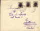 1920-Ungheria Lettera Diretta A Gallarate (Milano) Con Affrancatura Multipla Del 20fi. - Postmark Collection