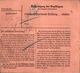 ! 1934  Paketkarte Deutsches Reich Roßlau In Anhalt Nach Teutschenthal - Lettres & Documents