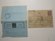 Marcophilie Lot 2 Enveloppes Lettres Oblitérations Timbres CEYLAN (2587) - Autres - Asie