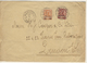 Lettera Da Massaua Per Londra Del 20 Novembre 1907 Con Floreale 10+15 Su 20 Cent. (2 Immagini) - Erythrée