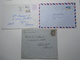 Marcophilie Lot 3 Enveloppes Lettres Oblitérations Timbres PORTUGAL (2601) - Covers & Documents