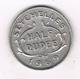 HALF RUPEE 1969 (mintage 60000 Ex) SEYCHELLEN /63/ - Seychellen