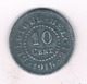 10 CENTIMES 1915 BELGIE /75/ - 10 Cent