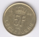 LUXEMBOURG 1989: 5 Francs, KM 65 - Luxembourg