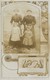 ART DECO - ART NOUVEAU - Duo De Femmes Et Fillettes Dont L'une Est Née En 1889 MODE Début 1900 PHOTO Carte - Personnes Anonymes