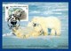 Russland / Russia 1987 Mi.Nr. 5696 , Der Eisbär / Polar Bear - WWF Official Maximum Card - Mockba 25-03-1987 - Tarjetas Máxima