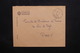ALGÉRIE - Enveloppe En Franchise Postal  Des PTT De Alger En 1956 Pour Paris - L 49838 - Cartas & Documentos