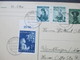 Österreich 31.12.1954 Ganzsache Volkstrachten 1 Schilling Mit 3 Zusatzfrankaturen U.a. Mit Nr. 1009 Vom Oberrand! - Lettres & Documents