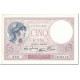 France, 5 Francs, Violet, 1940, 1940-11-28, TTB+, Fayette:4.15, KM:83 - 5 F 1917-1940 ''Violet''